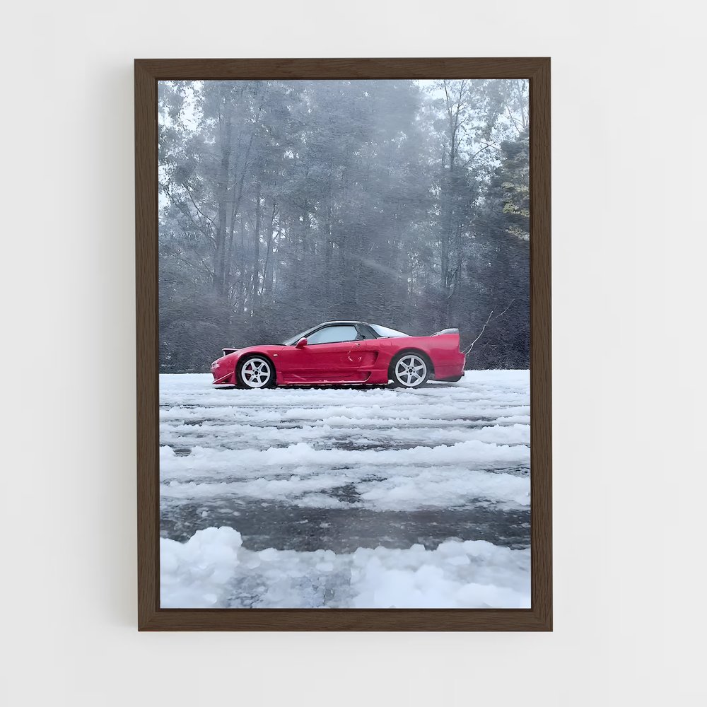 Poster Neige Écarlate – affiche Honda (vue 5)